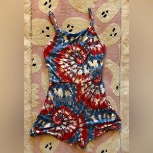 H&M - Red and Blue Romper